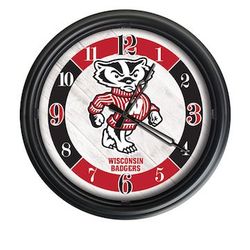 Wisconsin Badgers Outdoor LED Clock