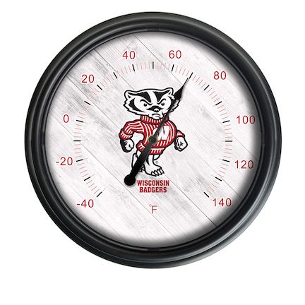 Wisconsin Badgers Outdoor Thermometer