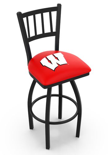 Wisconsin Jailhouse Back Swivel Stool