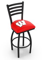 Wisconsin Ladder Back Swivel Stool