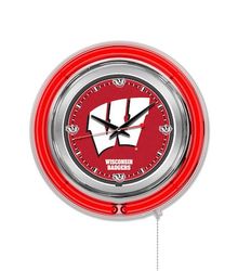Wisconsin Neon Clock 15