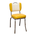 Yellow Retro Handle Back Dining Chair