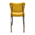 Yellow Retro V Back Dining Chair