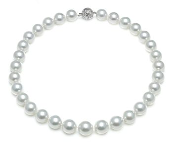 11 x 11.7mm White South Sea Pearl Necklace