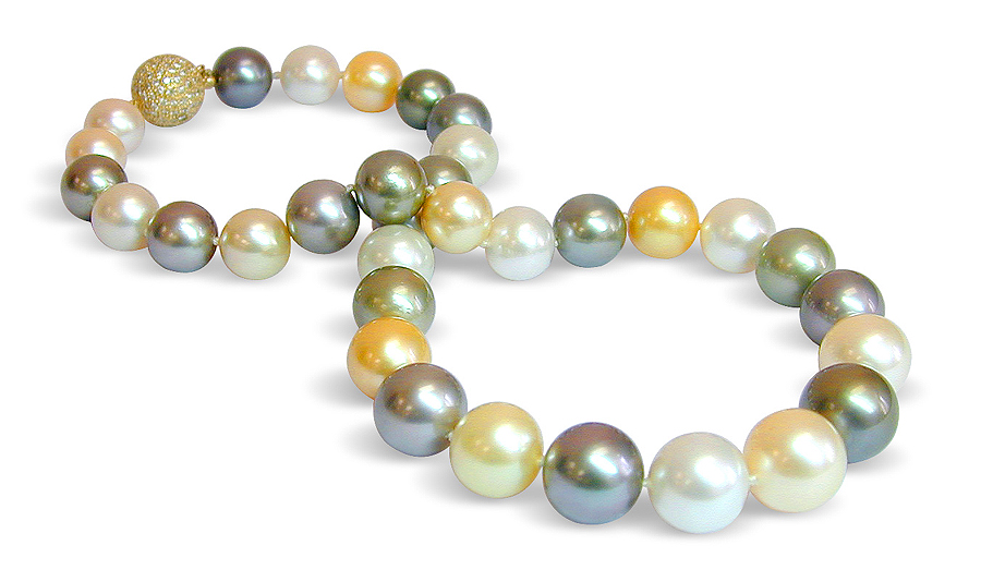 12mm x 14mm Round Multicolor South Sea | American Pearl