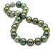 13.1 x 15mm Multicolor Tahitian Pearl Necklace