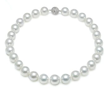 14 x 15.4mm White South Sea Pearl Necklace