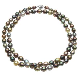 Baroque Tahitian Black Pearl Necklaces
