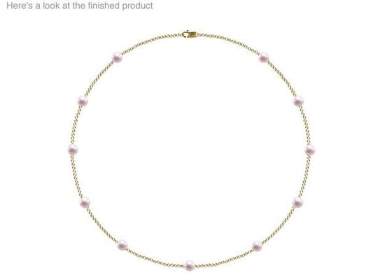 5.5 to 6mm Pearl Tin Cup Section 