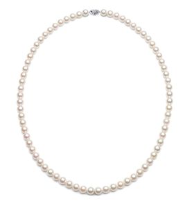 5.5 x 6mm GIA Certified Japanese Akoya Cultured Pearl Strand 
