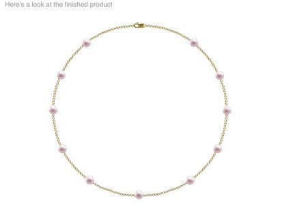 6 x 6.5mm Pearl Tin Cup Section 