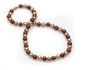 6mm Mocha Lavendar Pearl Necklace