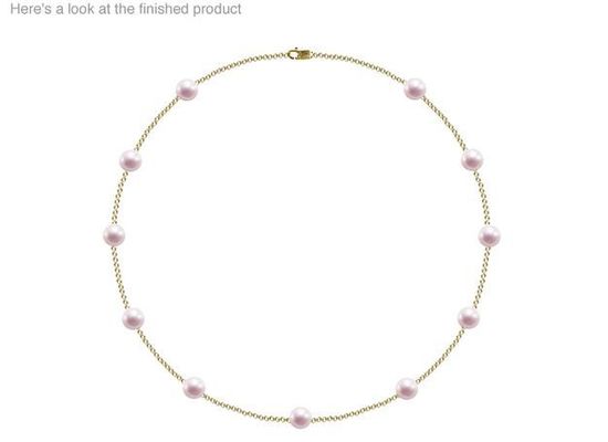 7.5 x 8mm Pearl Tin Cup Section 