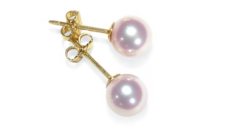 7mm AA Quality Japanese Akoya Cultured Pearl Stud Earrings