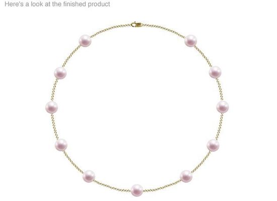 8.5 x 9mm Pearl Tin Cup Section 