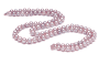 8.5mm x 9.5mm Lavender Freshwater Pearl Necklace Double Strand