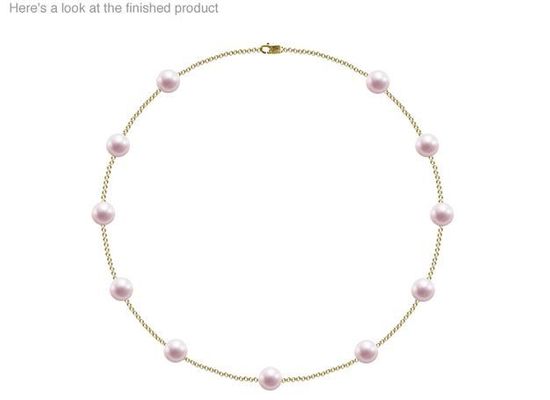 8 x 8.5mm Pearl Tin Cup Section 