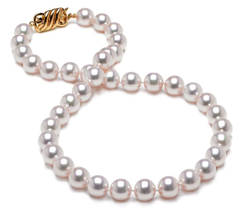 9 x 9.5mm Japanese Akoya Cultured Pearl Necklace