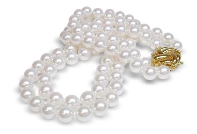 洋書 CULTERED PEARLS Fuji Pearl Designer Vintage Japanese Cultured Akoya Pearl