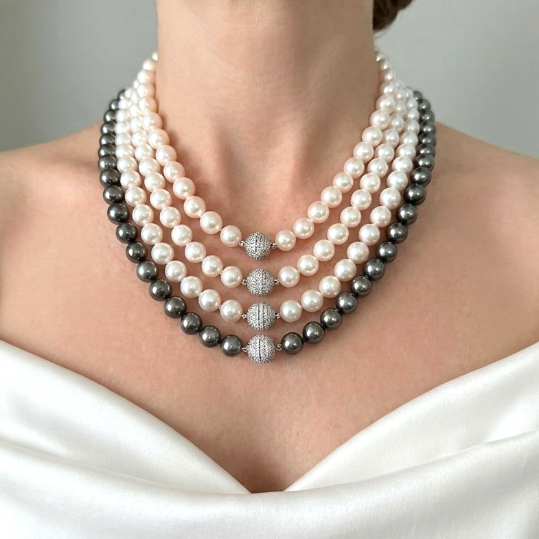 Four Strand Diamond Ball Ensemble