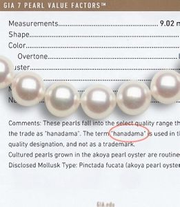 GIA Certified 9.49 X 9mm Akoya Cultured Pearl Necklace
