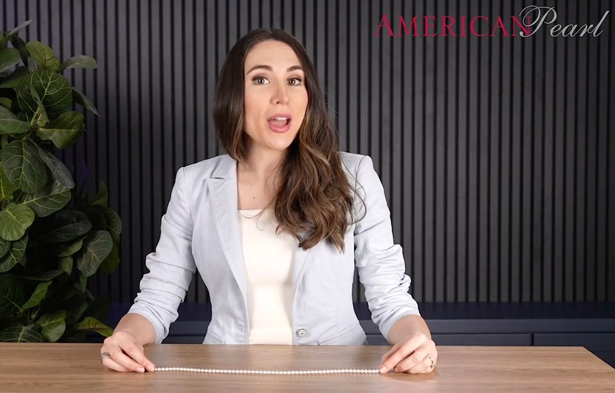 GIA Pearl Strands On American Pearl TV