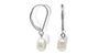 Oval Dangle a Biwa Freshwater Cultured Pearl Earring