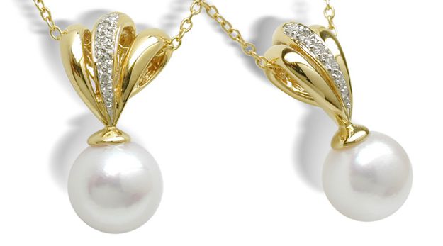 Saci a Japanese Akoya Cultured Pearl Pendant