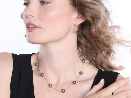 Tahitian Pearl Tin Cup Necklaces - AmericanPearl.com