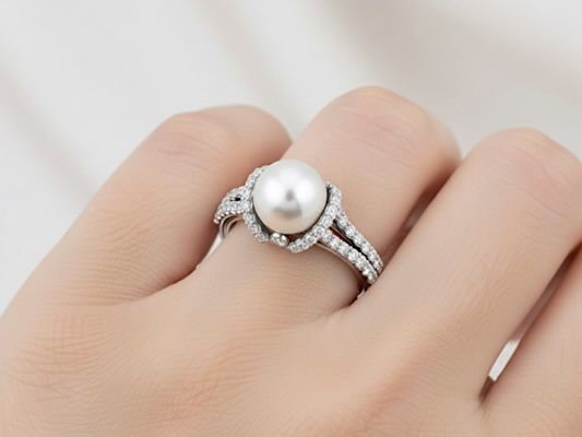 White South Sea Pearl Rings
