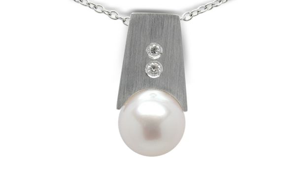 Zekel a Japanese Akoya Cultured Pearl Pendant