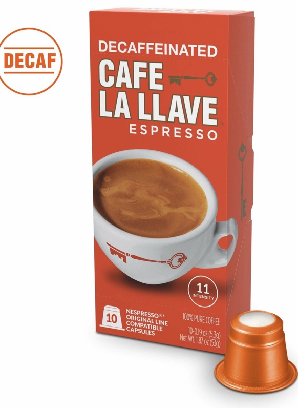 Cafe La Llave Espresso Decaffeinated Net.Wt 53 Gr ( 10 units )