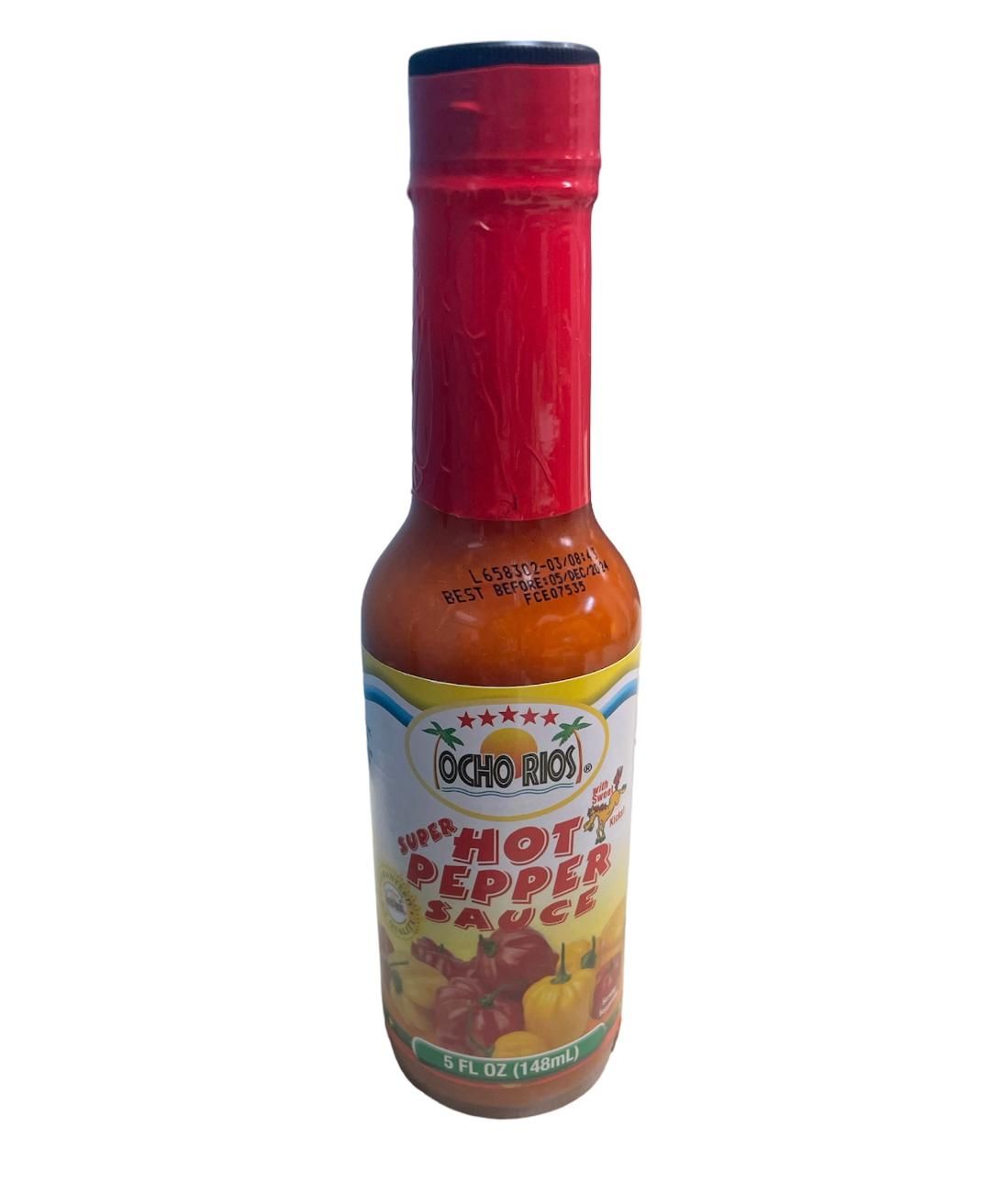 Ocho Rios Hot Pepper Sauce Net Wt 5 Oz