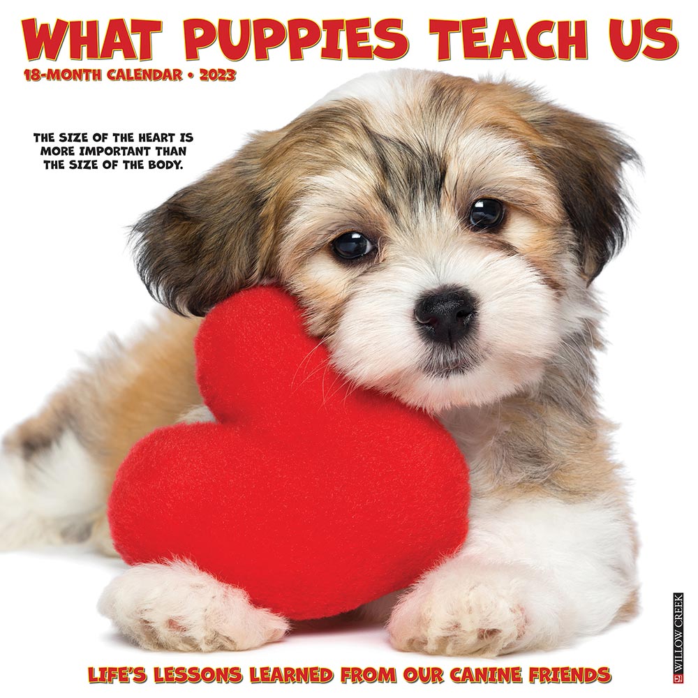 2023 What Puppies Teach Us Calendar Willow Creek
