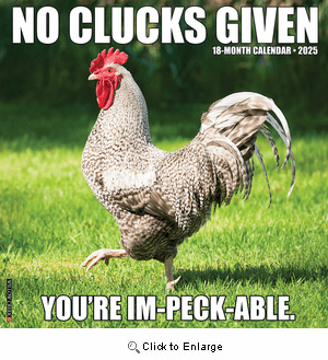 2025 No Clucks Given Calendar