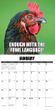 2025 No Clucks Given Calendar