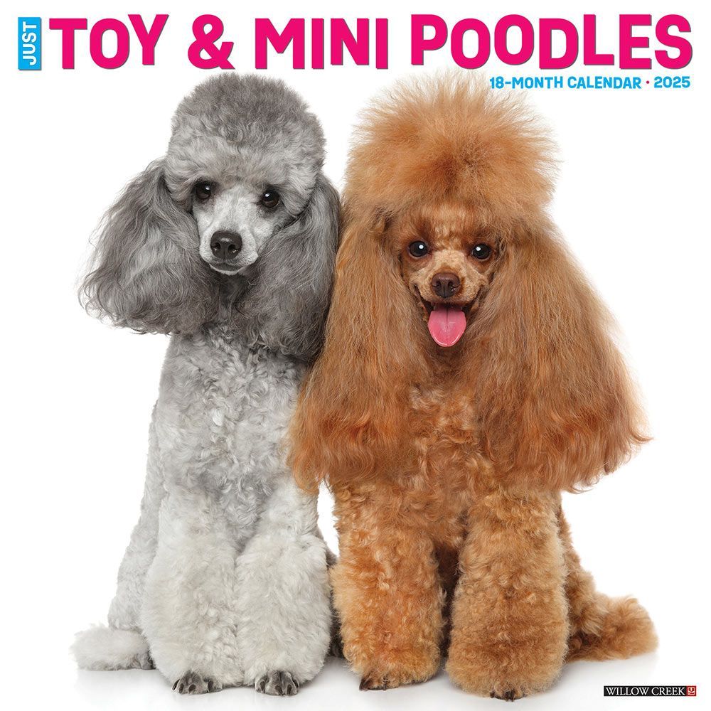 2025 Toy & Miniature Poodles Calendar Willow Creek