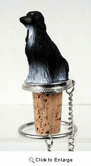 Afghan Hound Bottle Stopper