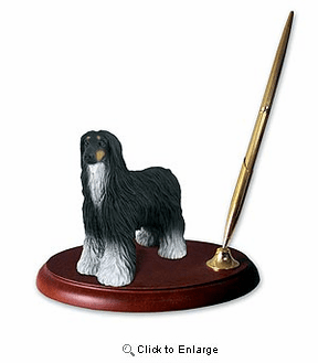 Afghan Hound Pen Holder