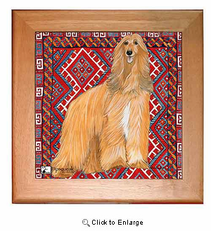 Afghan Hound Trivet