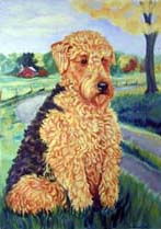 Airedale Terrier Garden Flag