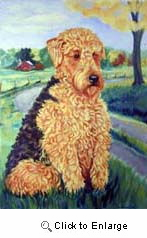 Airedale Terrier Garden Flag