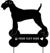 Airedale Terrier Garden Stake