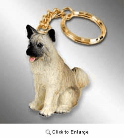 Akita Keychain