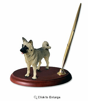 Akita Pen Holder (Fawn)