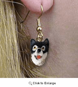 Alaskan Malamute Authentic Earrings