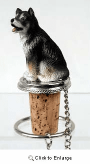 Alaskan Malamute Bottle Stopper