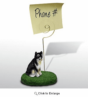 Alaskan Malamute Note Holder