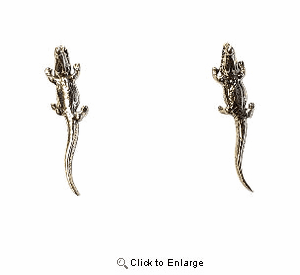 Alligator Earrings