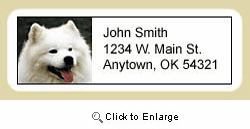 American Eskimo Dog Address Labels